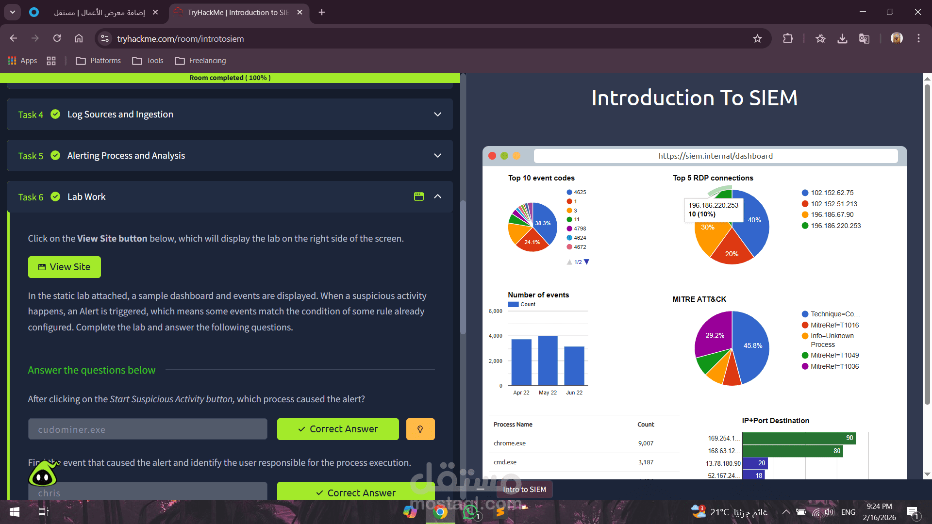 تحليل السجلات الامنية