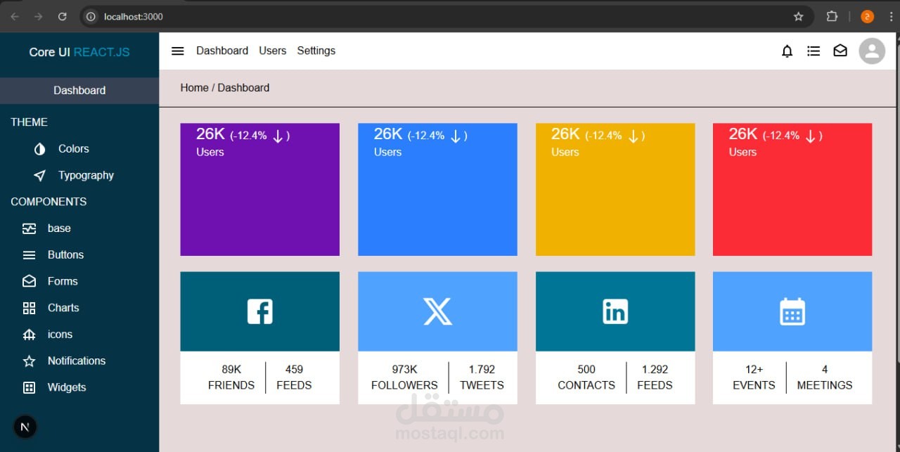 Admin Dashboard