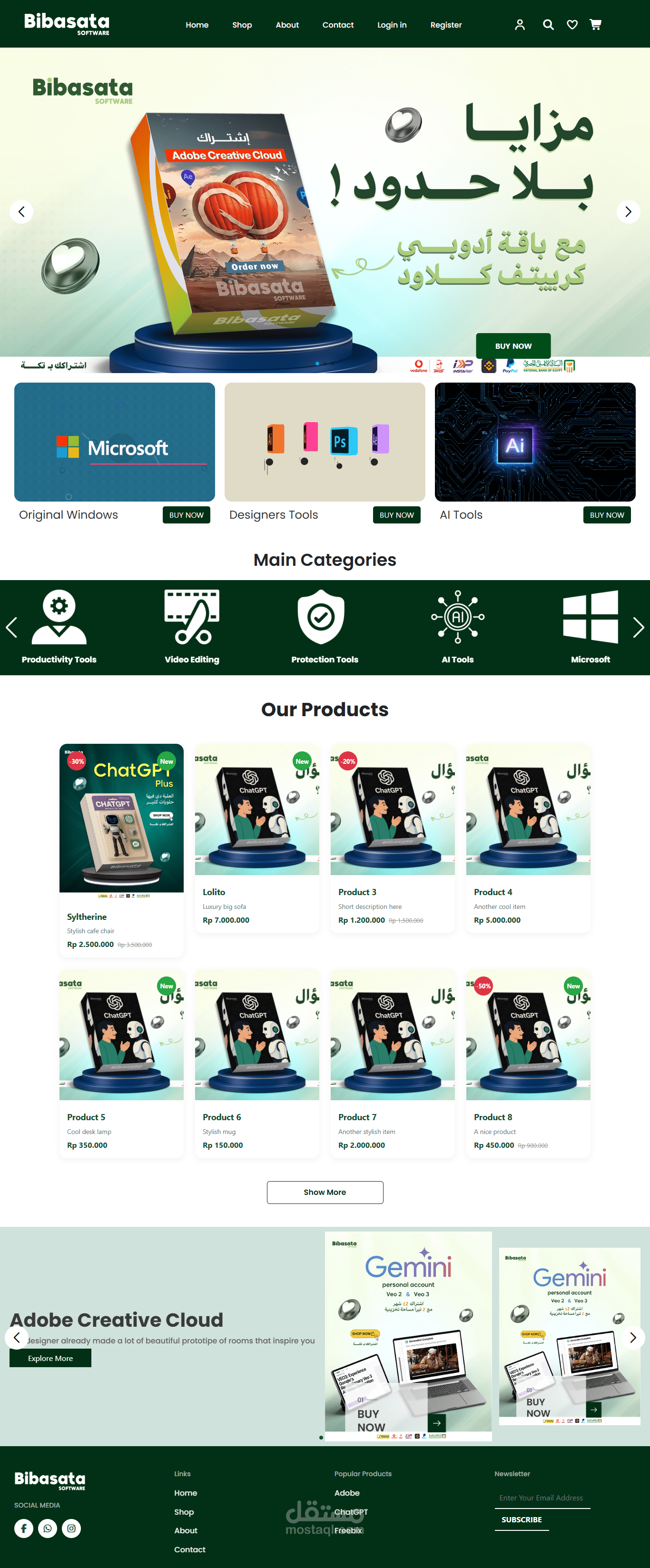 Bibasata: E-commerce & Digital Services Platform