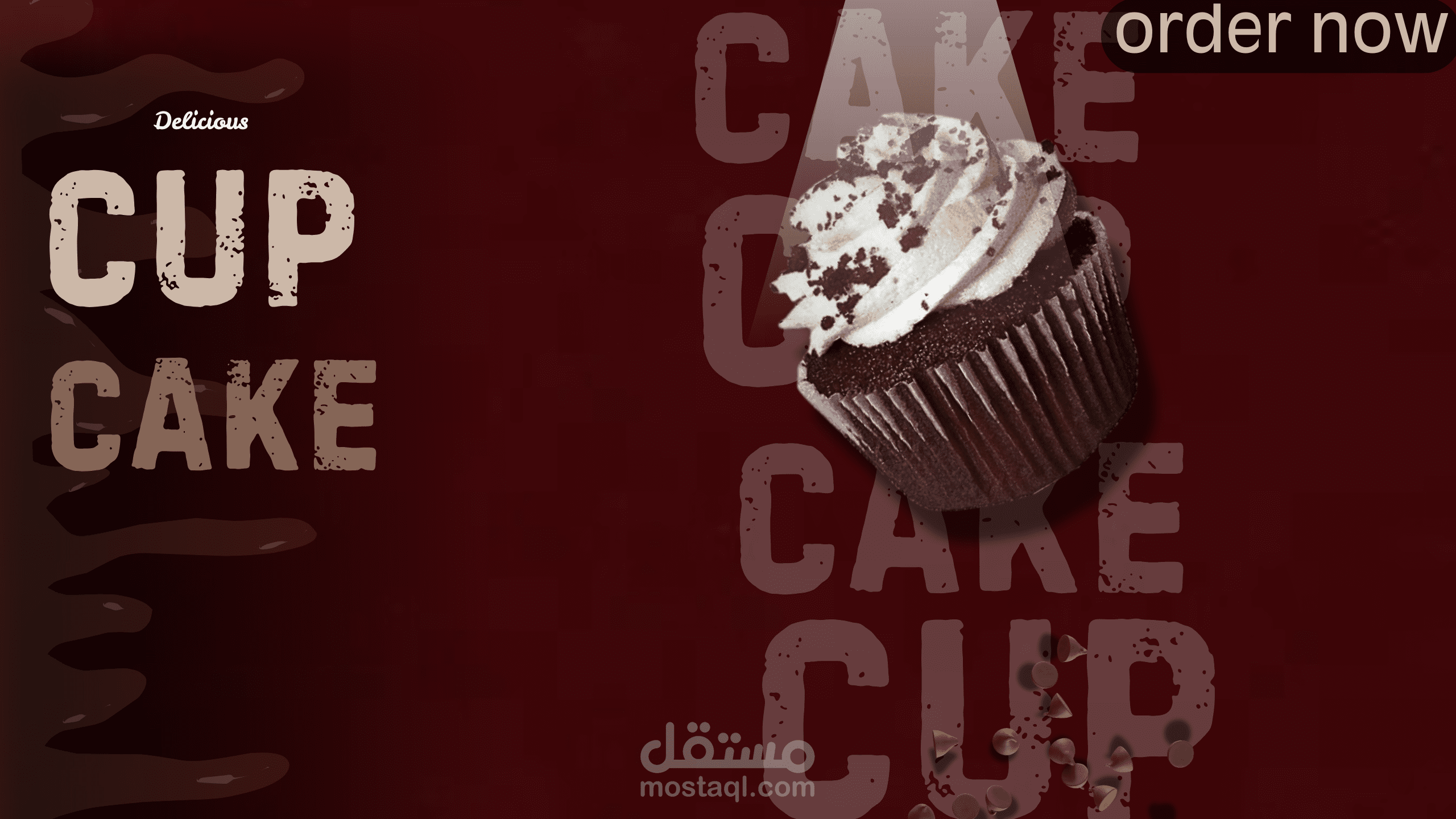 cupcake advertisement design