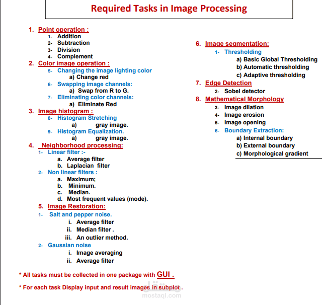 image processing project