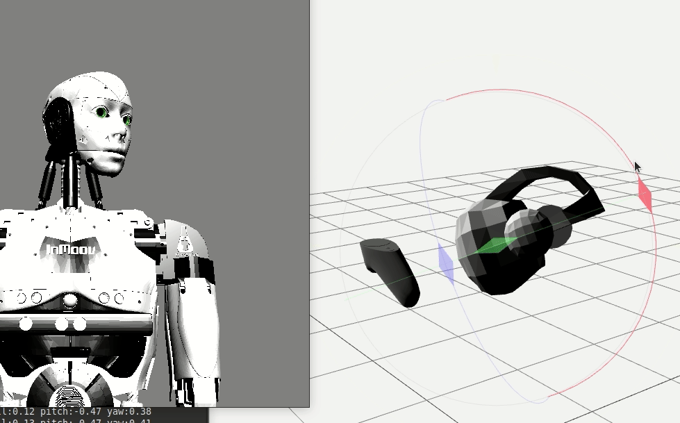 تطوير نظام تحكم ومحاكاة لروبوت InMoov (Robotics Project)