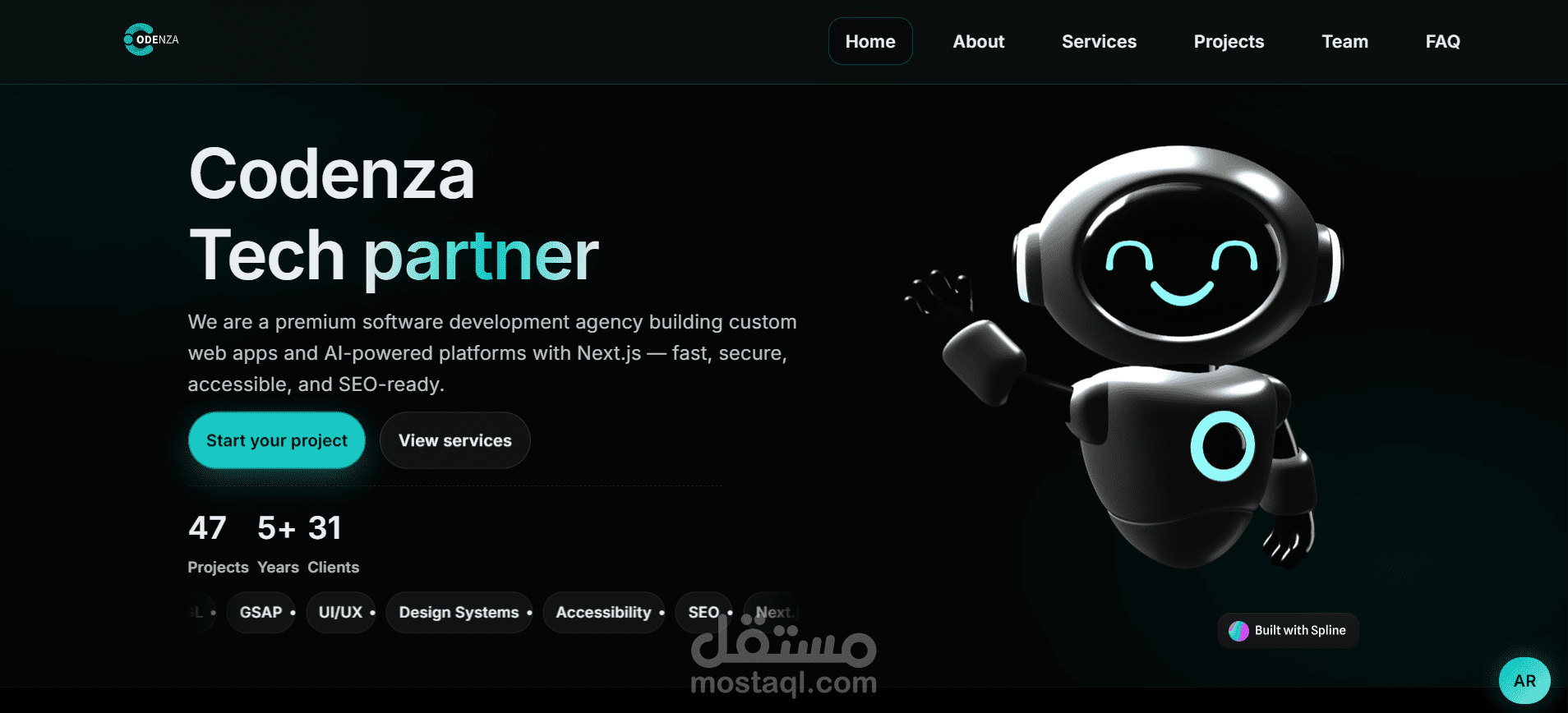 منصة ويب Full Stack مع توثيق API باستخدام Prisma