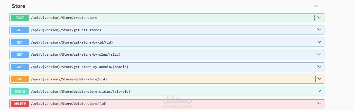 نظام إدارة المتاجر والخدمات في منصة متعددة المتاجر