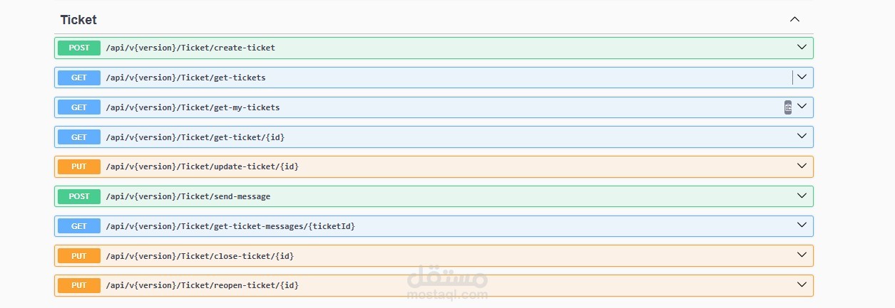 نظام التذاكر والدعم الفني وإدارة الثيمات
