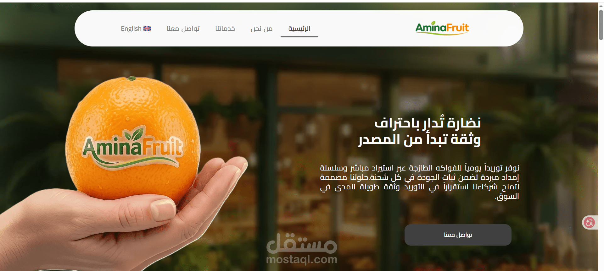 منصة Amina Fruit