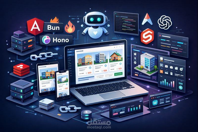 مطور Full-stack طوّرت تطبيقًا شبيهًا بـ ChatGPT