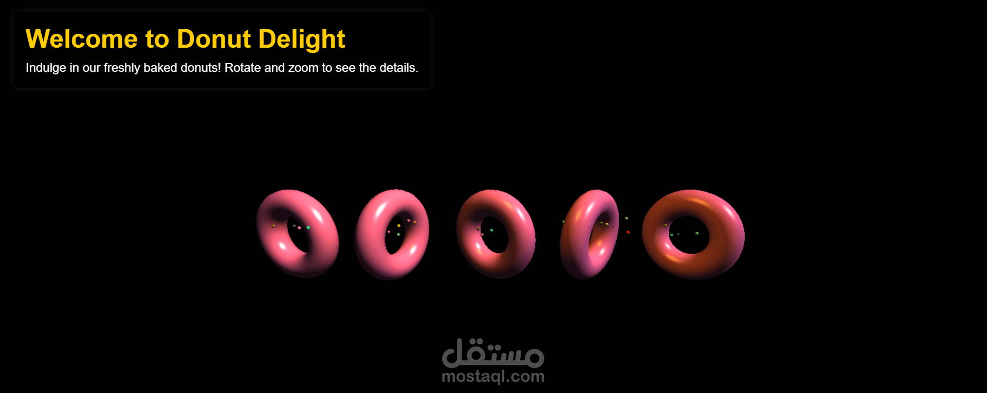 3D ad for DOUNT website