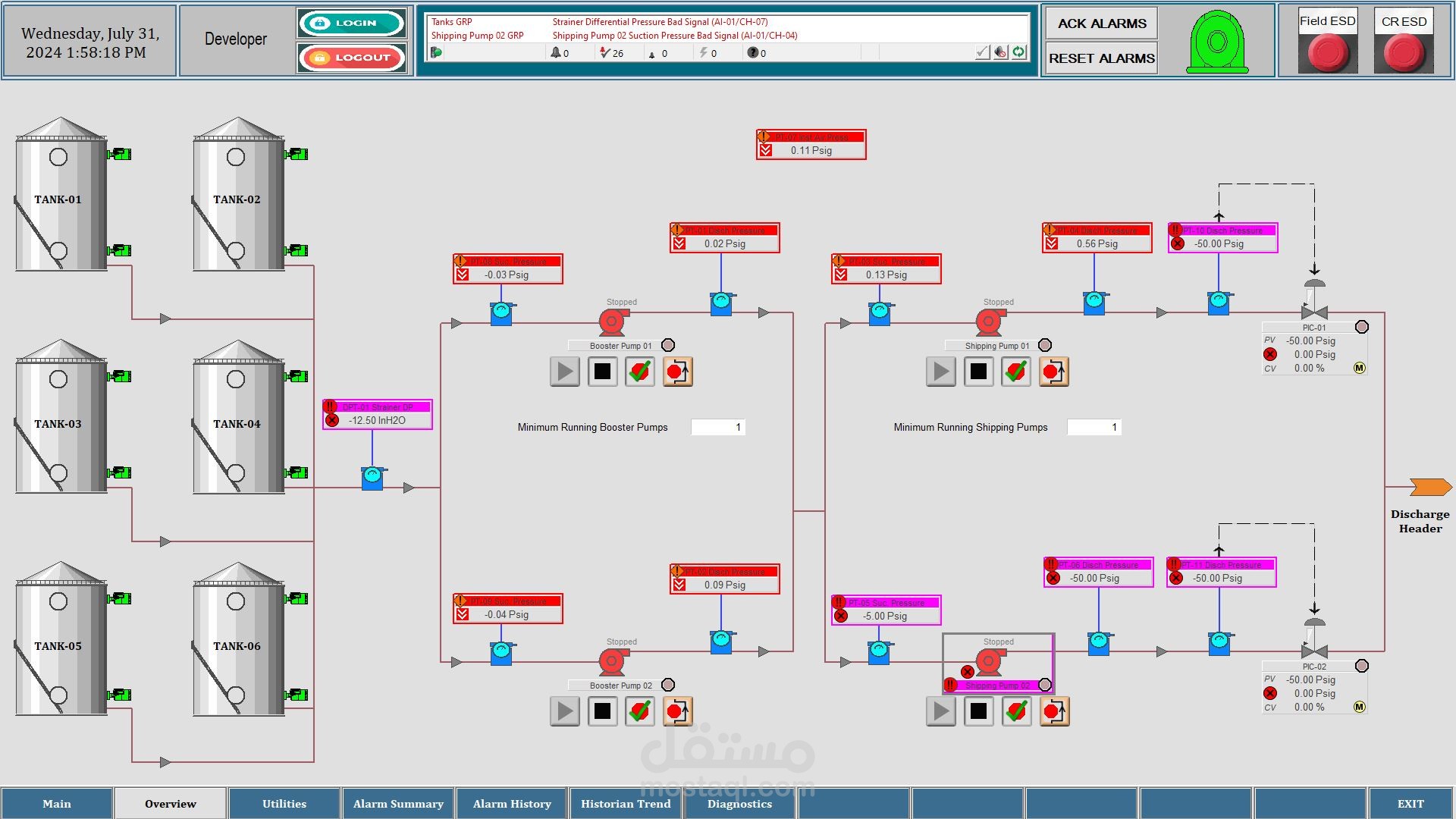 WD33-15 New Shipping Pumps and storage tanks Station - Khalda Petroleum Company - Egypt