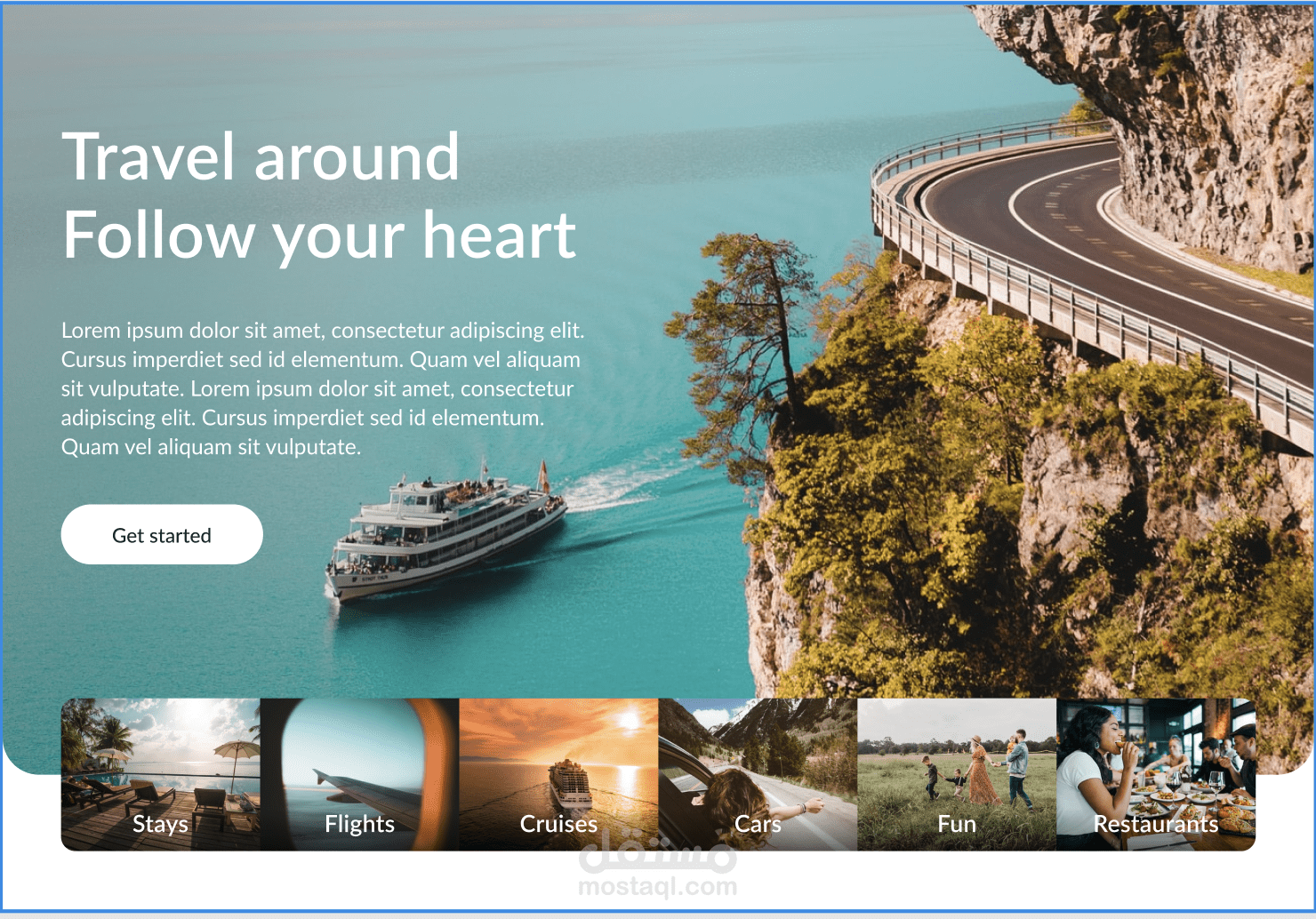 landing page