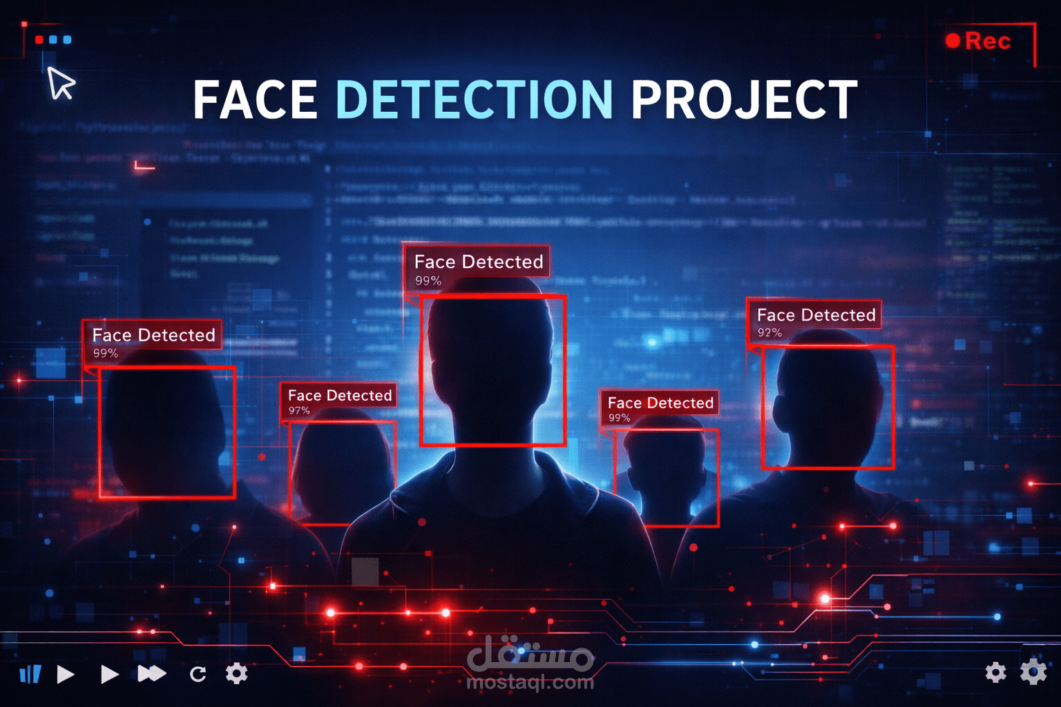 اكتشاف الوجوه في الفيديو Face Detection In Video Streams