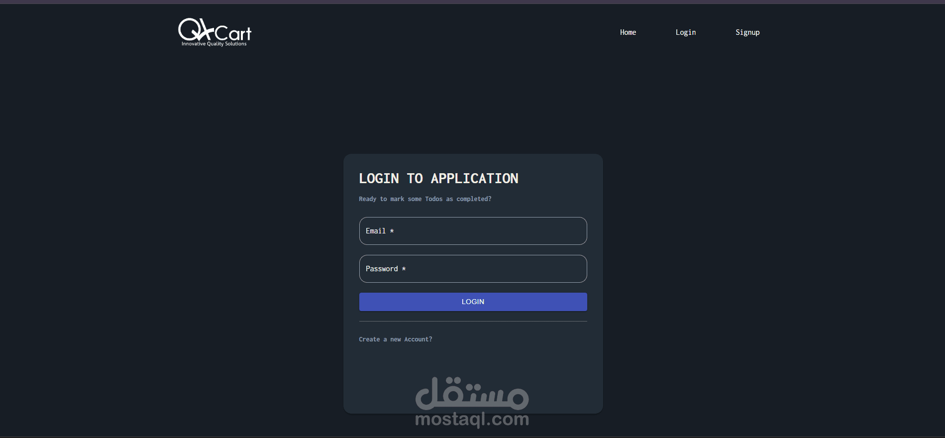 اختبار تطبيق To-Do (Manual Testing) – QACart