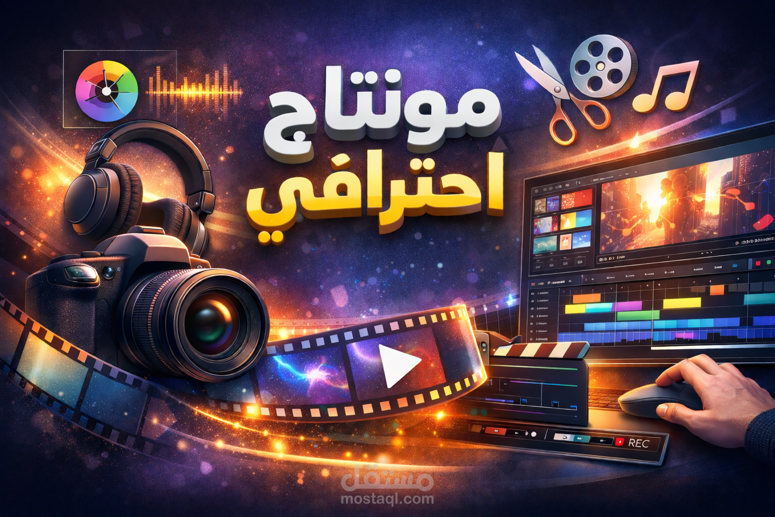 مونتاج وتعديل الفيديوهات