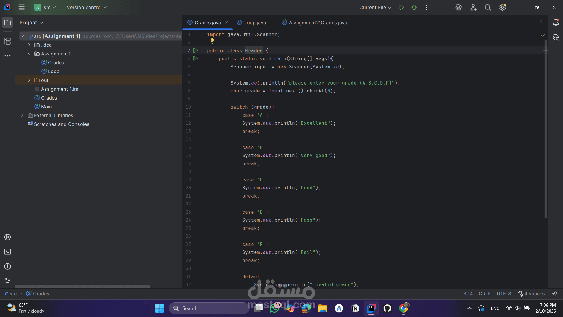 Student Grades System