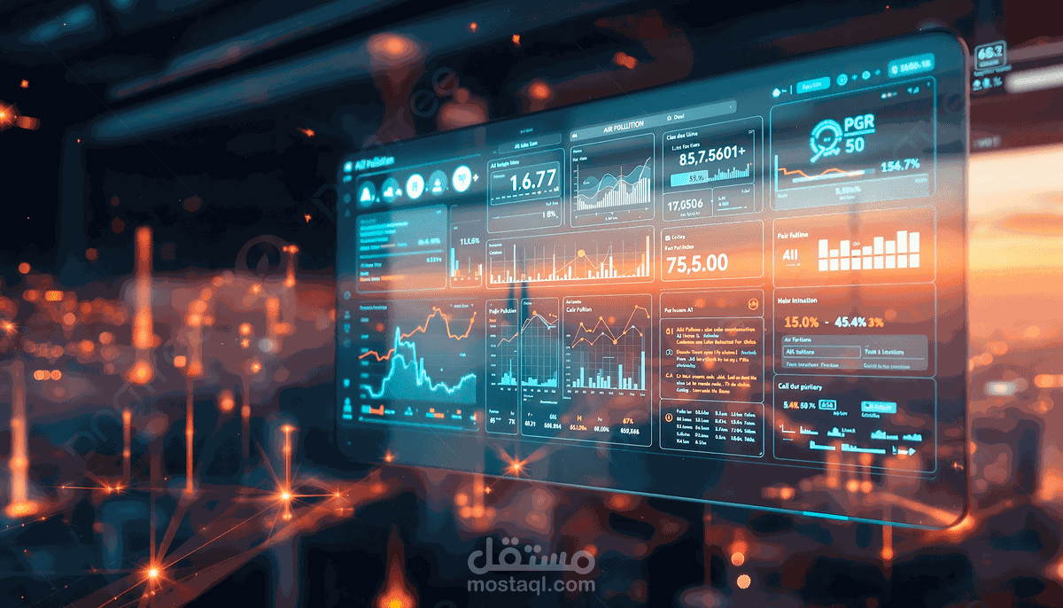 لوحة تحليل المعاملات والمبيعات (Transactions Dashboard)