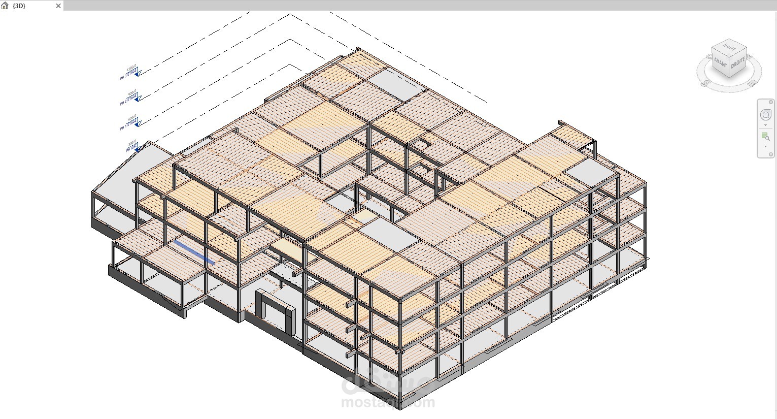 إنشاء نموذج رقمي باستخدام Revit