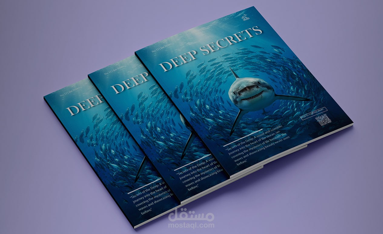 تصميم مجلة عصرية (Magazine Design) بأسلوب احترافي وجذاب