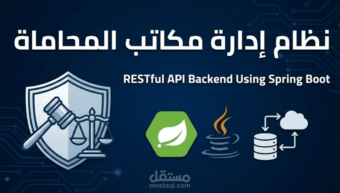 نظام إدارة مكاتب المحاماة والاستشارات القانونية | RESTful API Backend Using Spring Boot