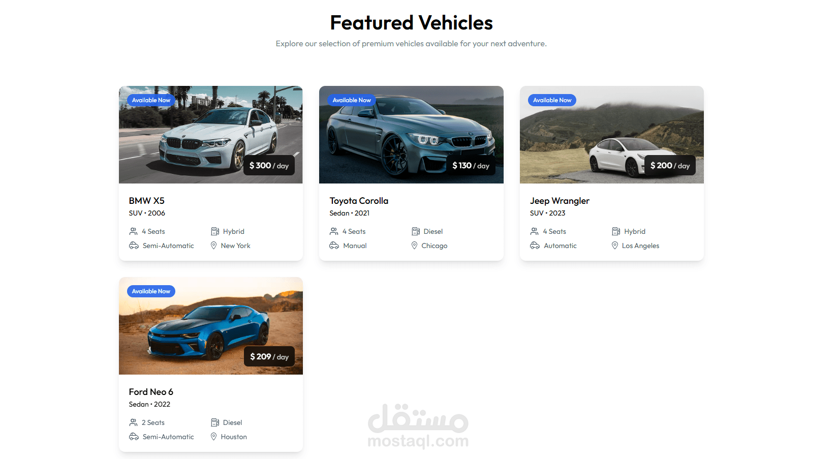 Full Stack Car Rental Management System (ASP.NET Core APIs & React)
