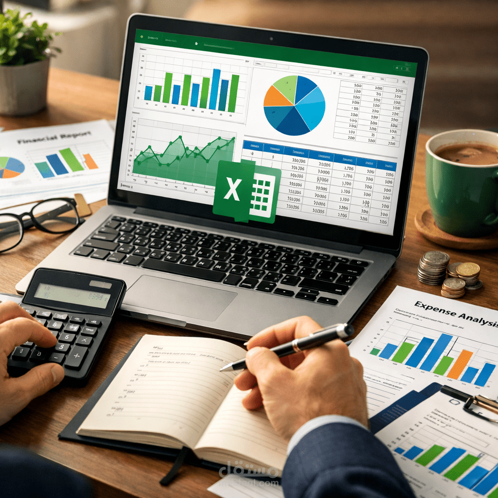 ملف Excel لإدارة وتتبع أوقات عمل الموظفين