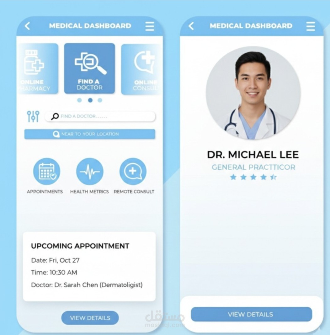 Hospital/Clinic Management System (نظام إدارة عيادة)