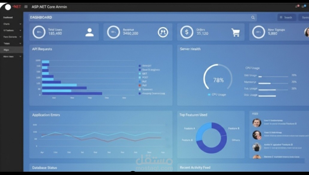E-Commerce Dashboard (نظام إدارة متجر إلكتروني)
