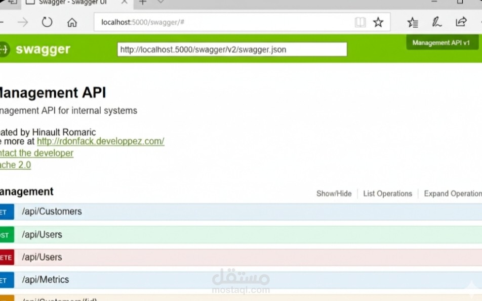 Task Management API (Restful API)