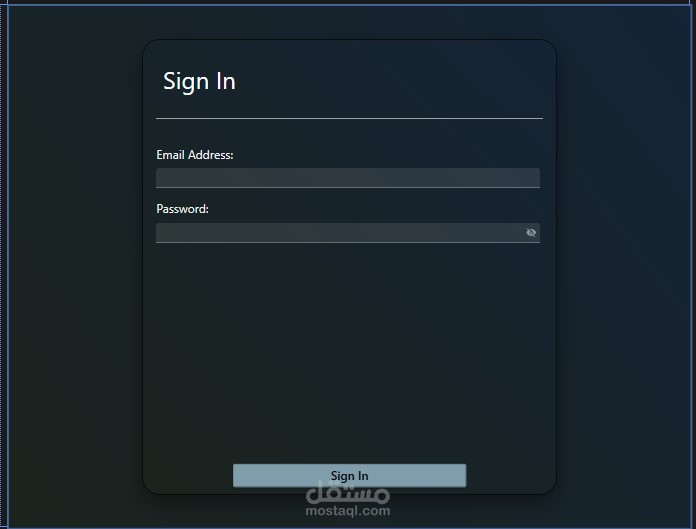 admin dashboard for app