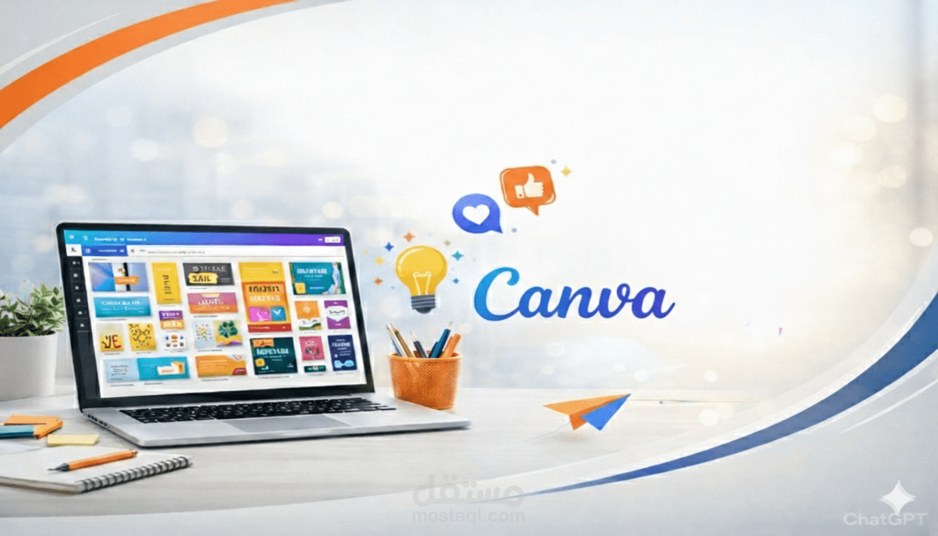 تصميم بوستات سوشيال ميديا احترافية باستخدام Canva