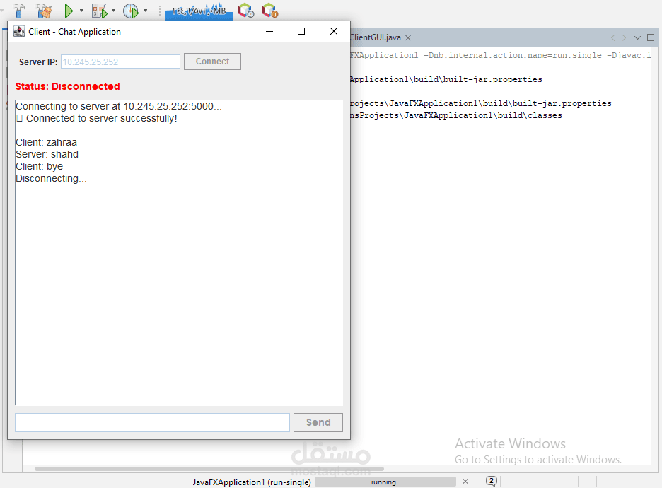 TCP socket programming