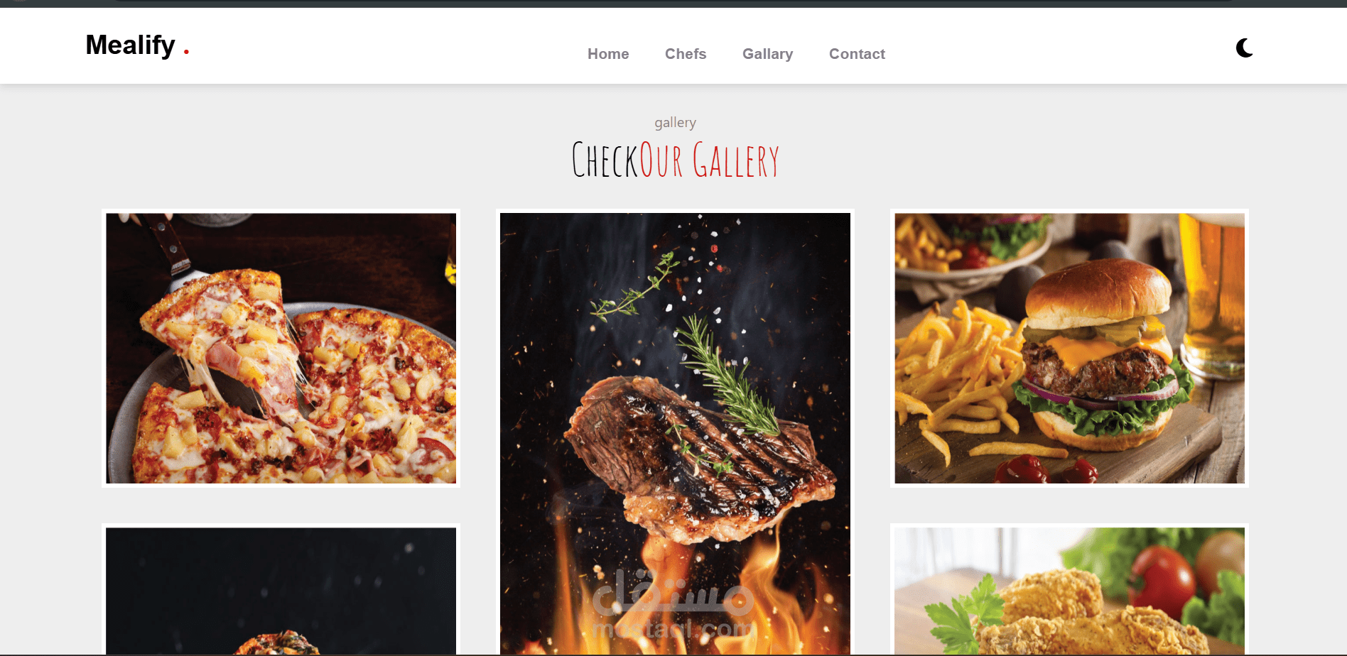 تصميم وتطوير Landing Page لمطعم باستخدام HTML وCSS وJavaScript