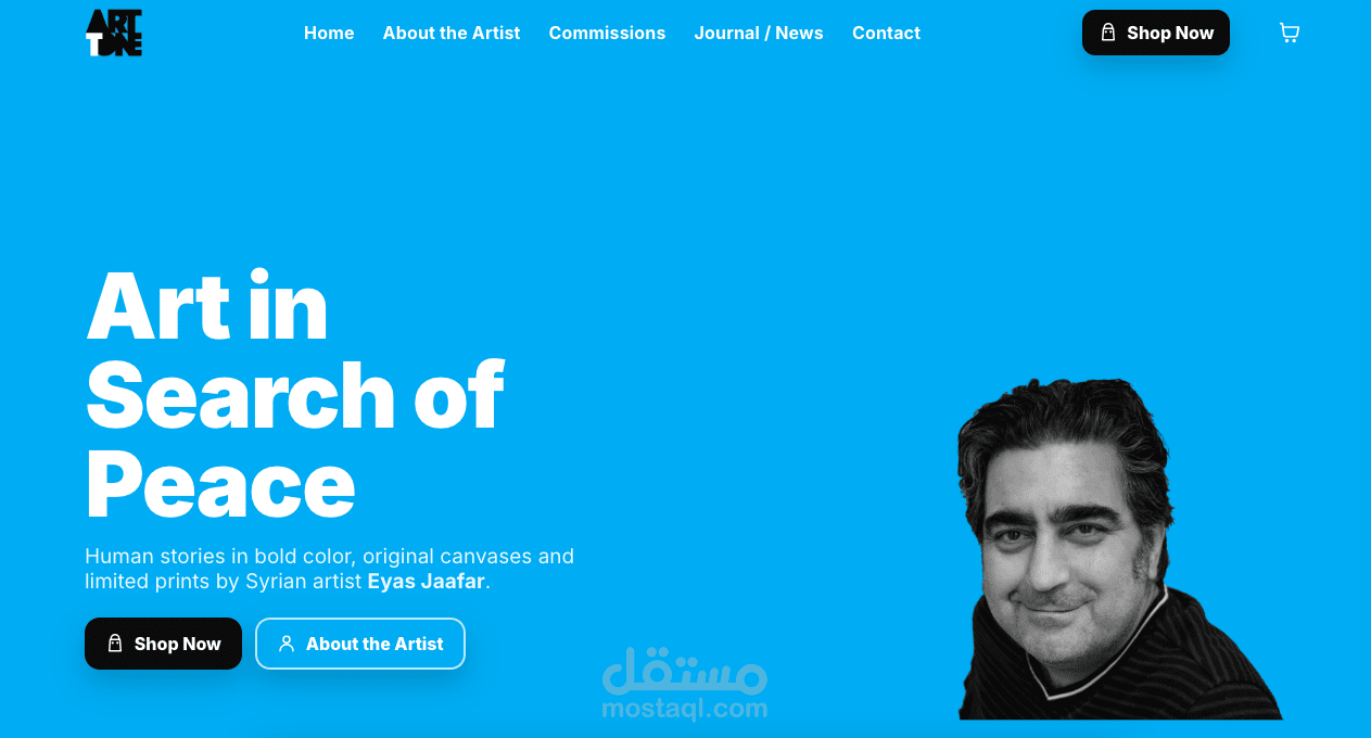 Arttone — موقع لرسام ومعرض لعرض وبيع اللوحات الكترونيا