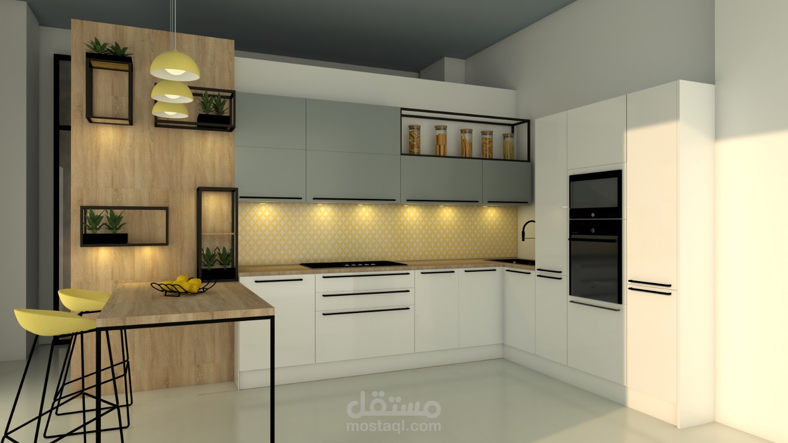 kitchen design for a showroom