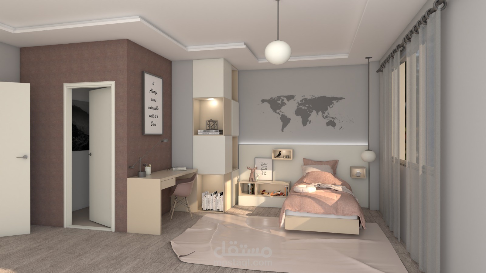 Modern girl Bedroom Design