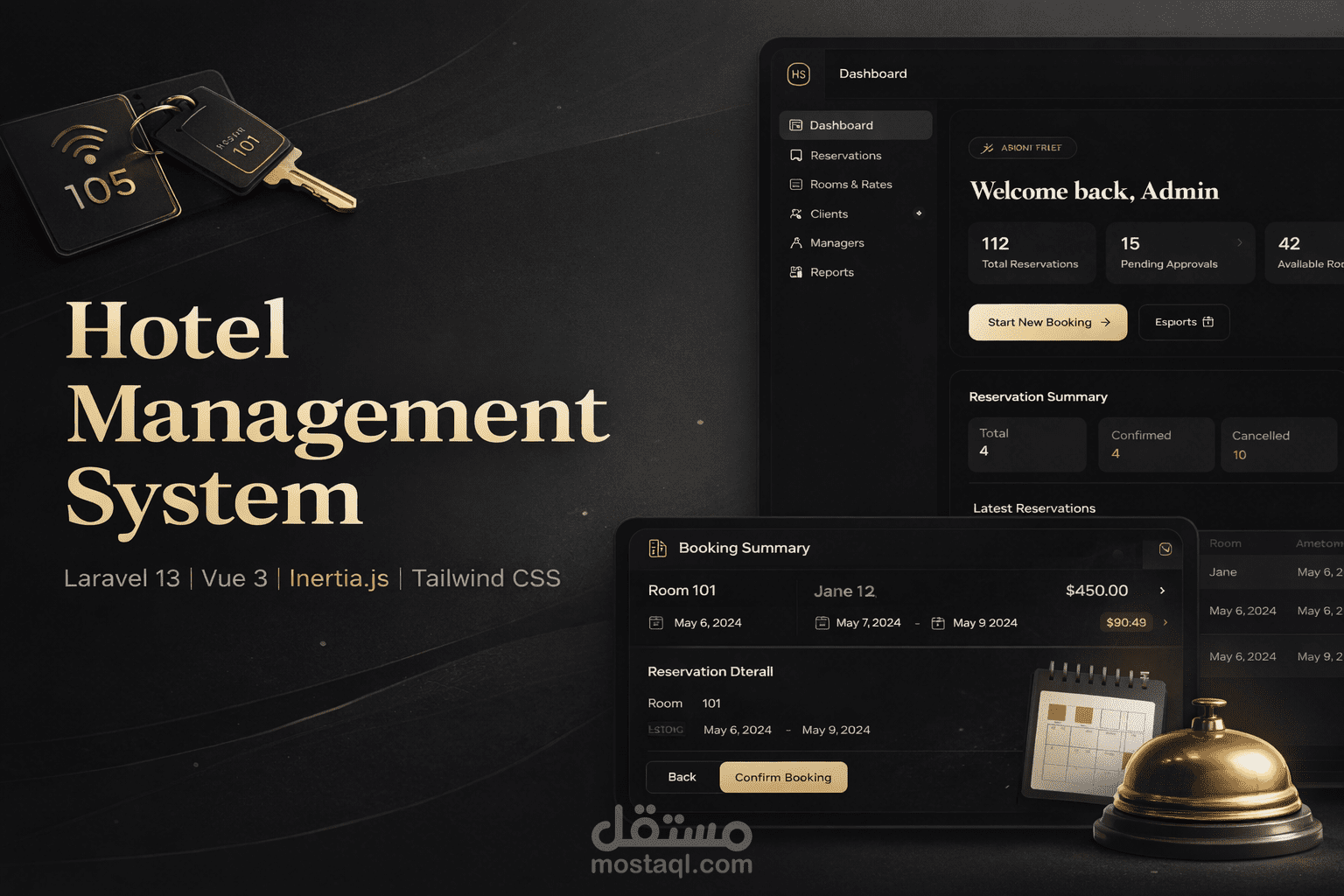 نظام متكامل لإدارة الفنادق والحجوزات
