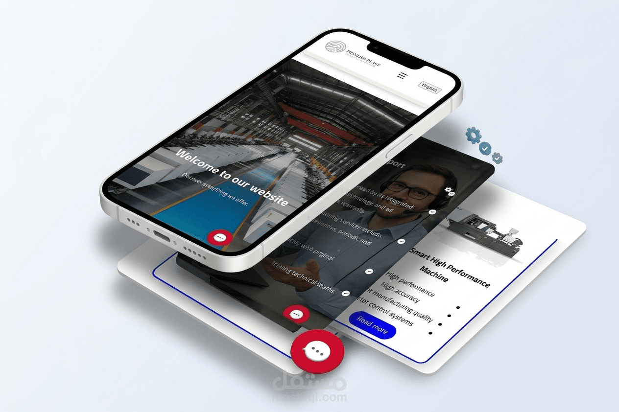 تصميم واجهات عرض وتطبيقات (UI/UX Mockups) لعرض سابقة أعمال Greatestcode.