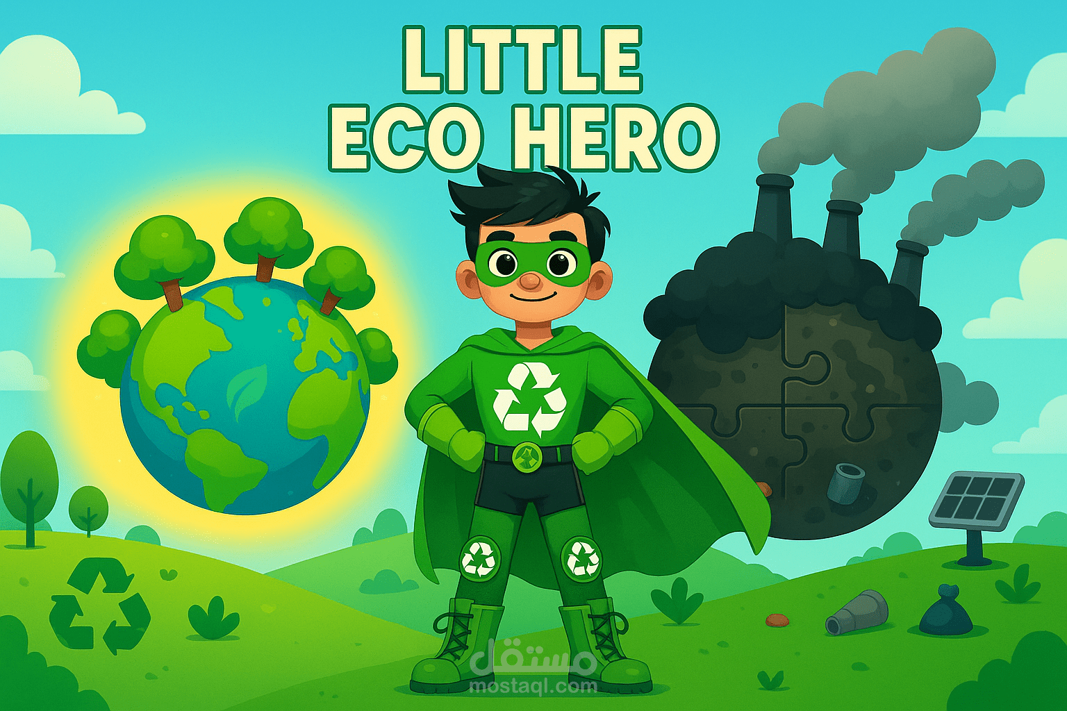 تصميم وتطوير لعبة تعليمية تفاعلية عن حماية البيئة للأطفال باستخدام GDevelop