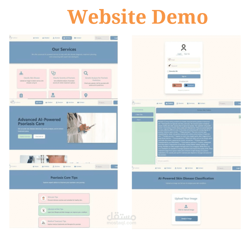 PSORAI Website- Graduation Project