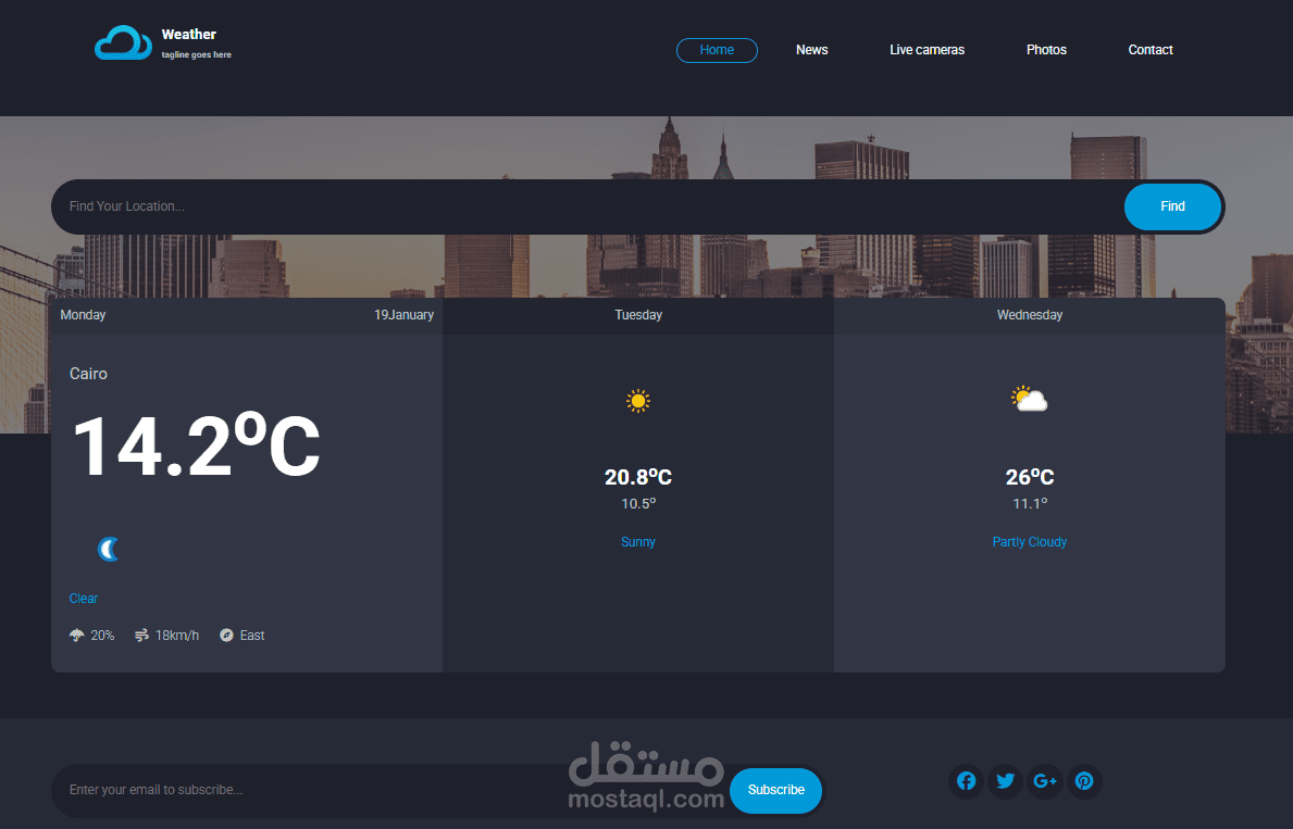 Weather Website