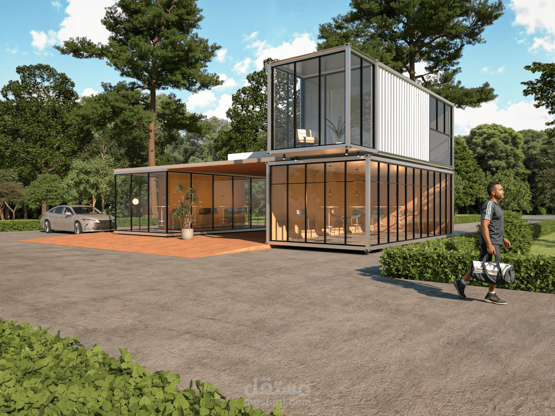 Container-like Restaurant