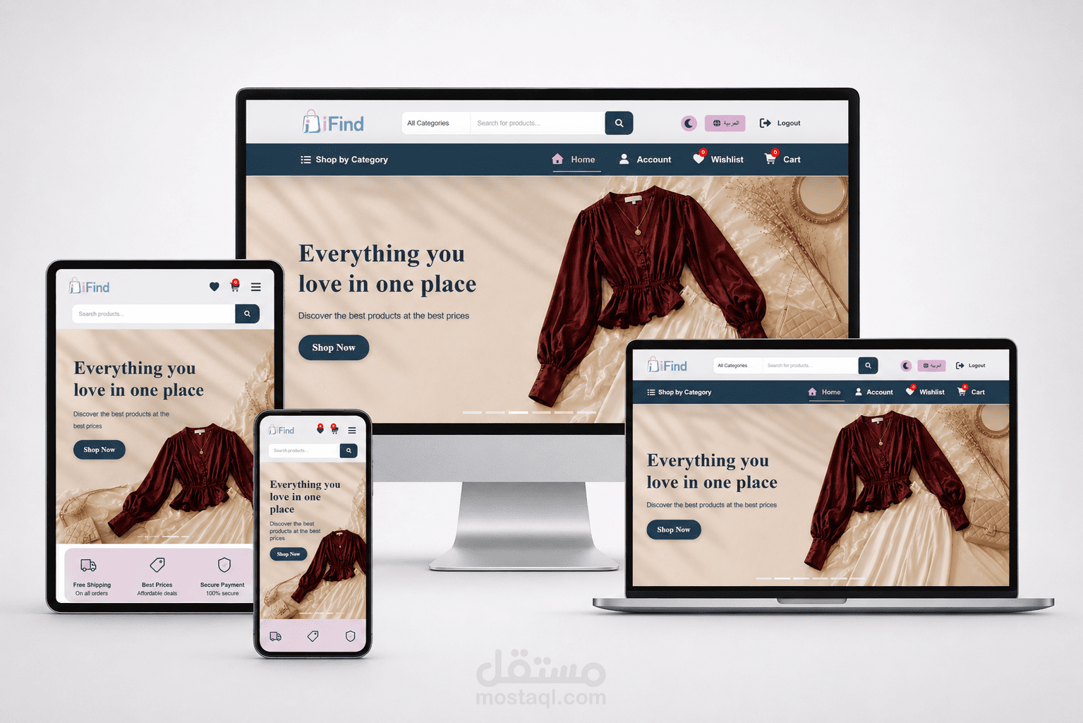 iFind – E-Commerce Web Application | Angular & NgRx