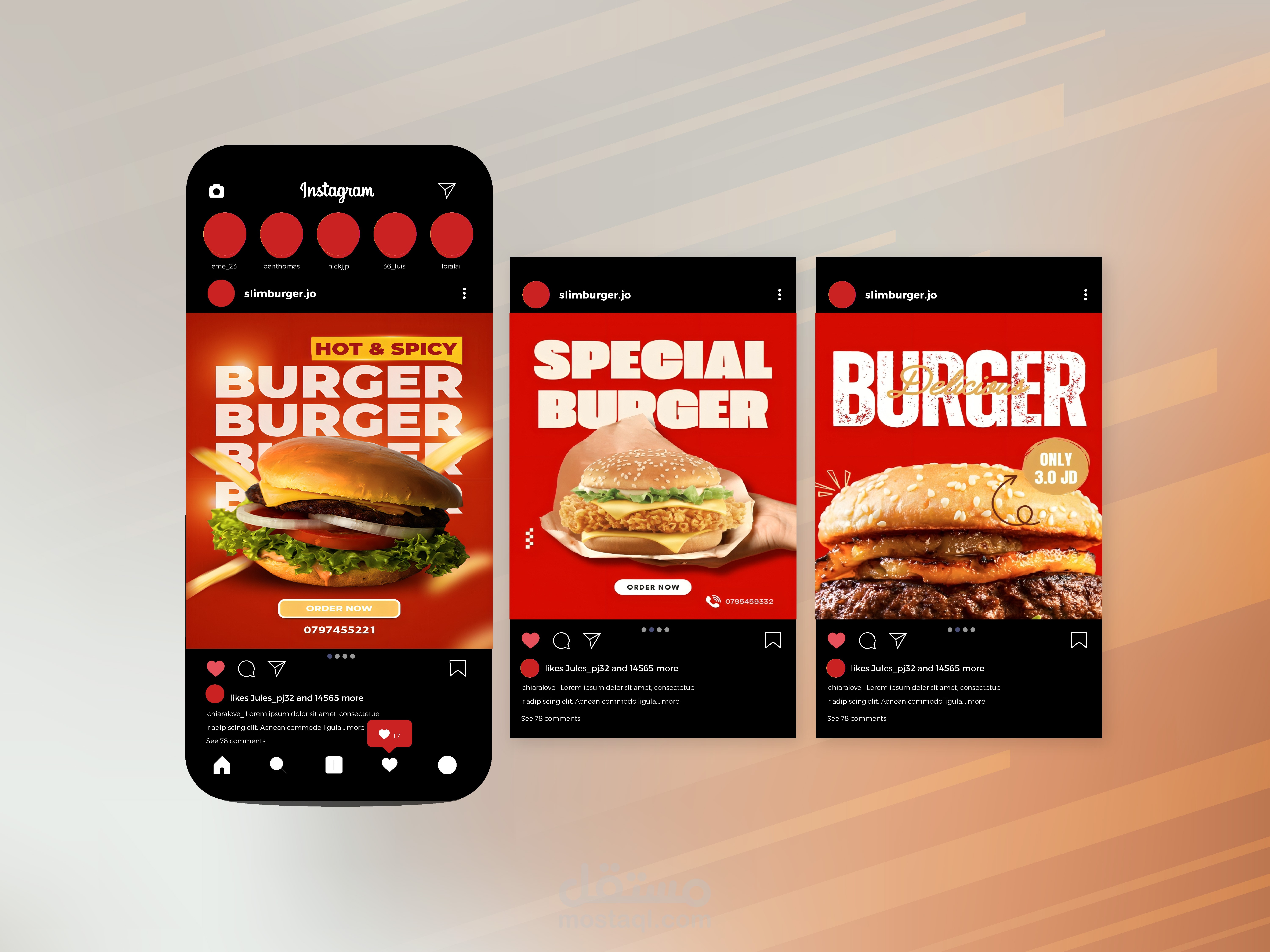 ui/ux page burger