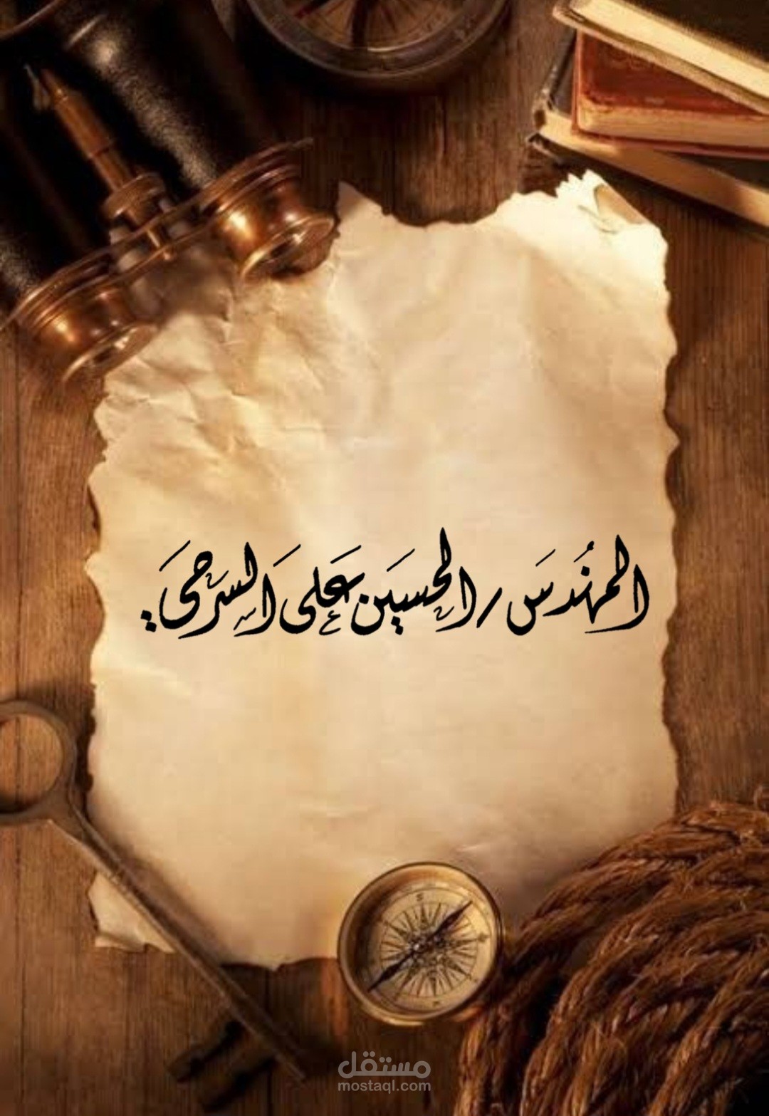 تصميم مخطوطة بالخط العربي اليدوي