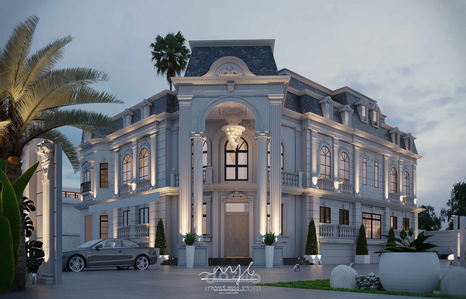 Neo Classic Villa Design _visulization