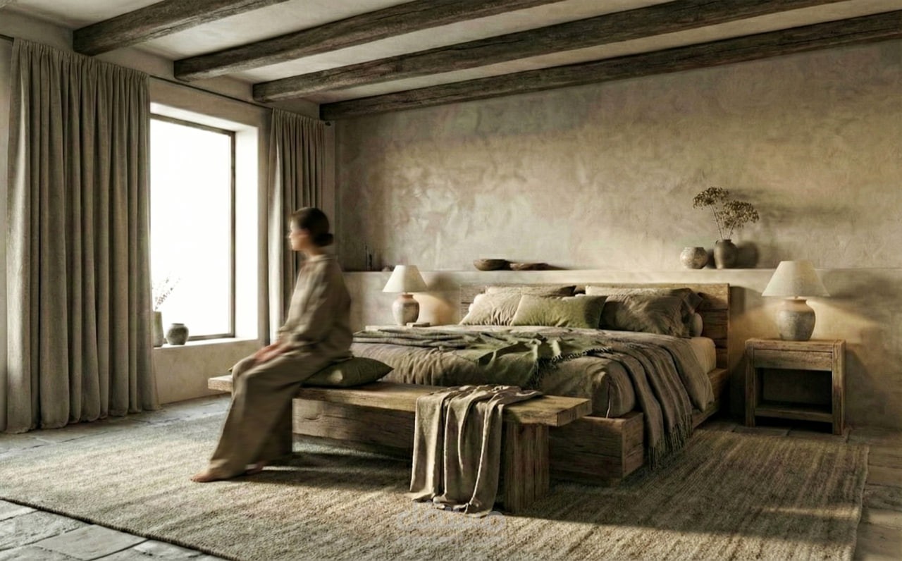 Calm Matter | Wabi-Sabi Bedroom Design