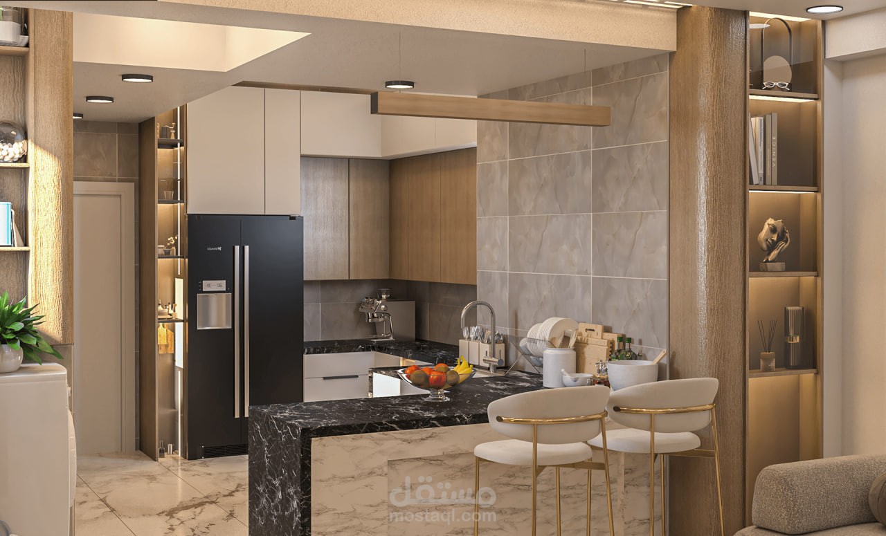 Timeless Serenity – Modern Apartment Interior Design