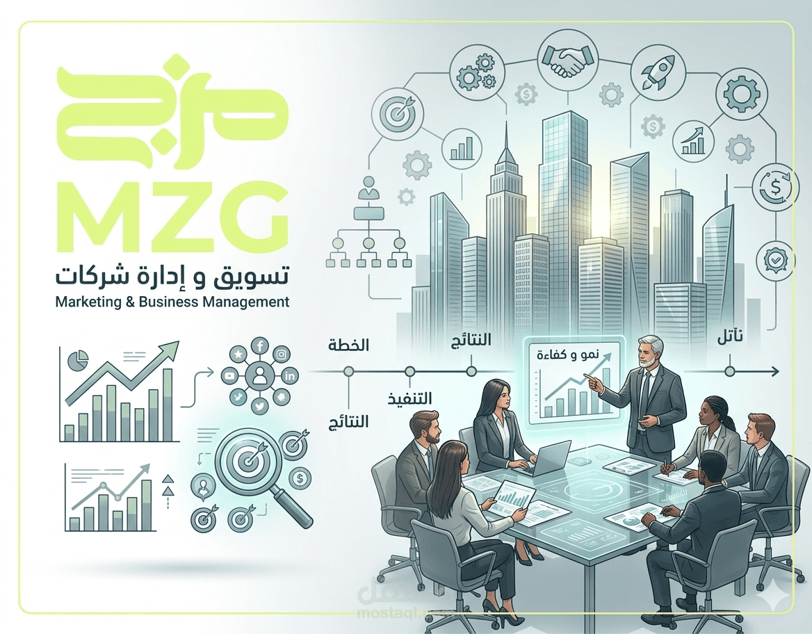 مونتاج فيديو إعلاني لشركة MZG