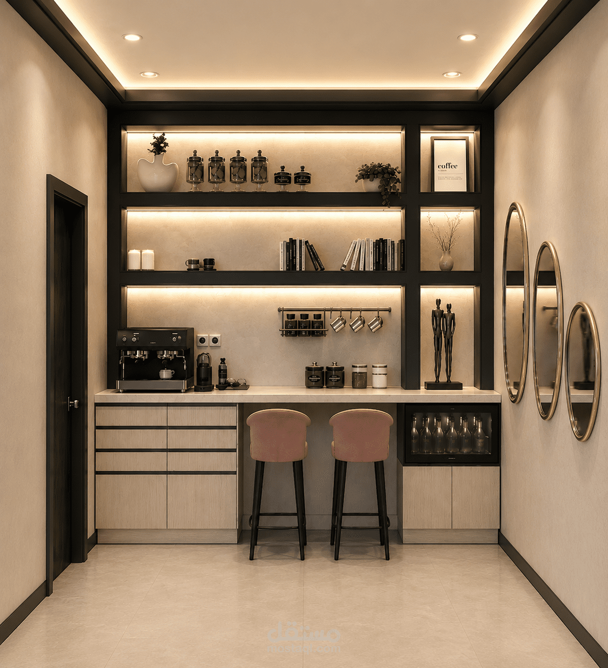 تصميم كورنر قهوة