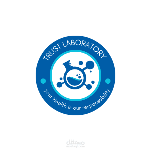 تصميم شعار لمختبرات طبيه