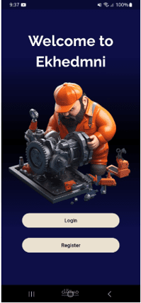 Ekhedmni – تطبيق ذكي للعثور على مراكز صيانة السيارات و اماكن بيع الإلكترونيات  مع شات بوت للتشخيص